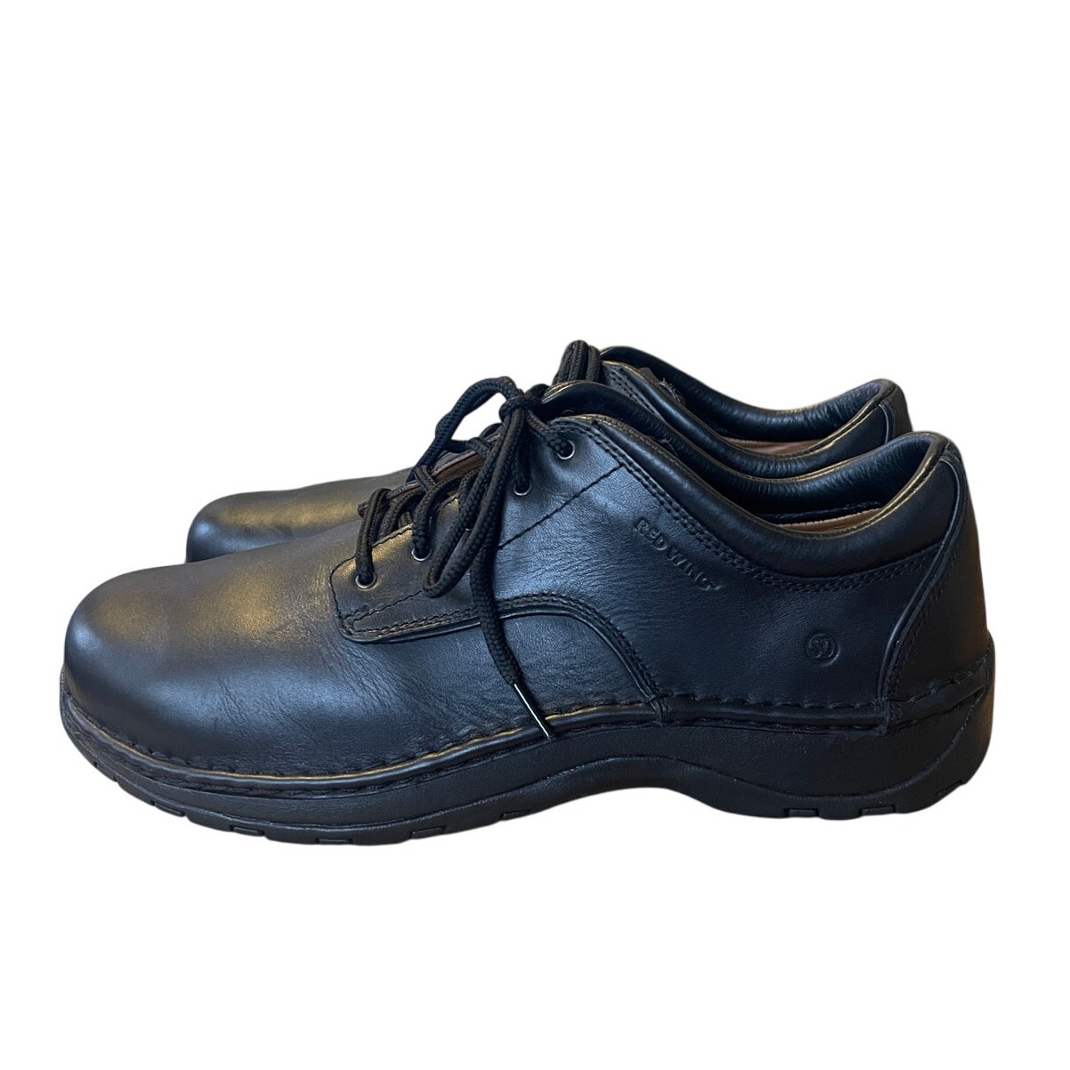 Red Wing 6703 Mens 13 Stitchmax Leather Oxford Shoes Non-Slip Safety Toe Black